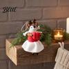 Charming Christmas Tree Decoration Cute Handmade Wool Mouse Ornament Embellishments Felt Mice Hanging Needle Ornament