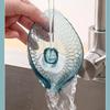 Bathroom Soap Tray Leaf-shaped Suction Cup Drain Soap Box Soap Box Shelf Non-punching Wall-mounted Bathroom Organizers