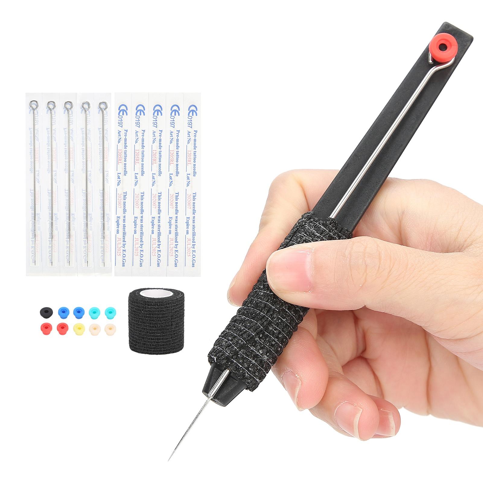 

Ручка для татуировок на руке Игла для татуировок из нержавеющей стали Бандаж Громмет Набор инструментов для татуировок Аксессуар Aiguille de