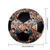 1pc One Piece Football Soccer Ball Size 5 Indoor Soccer Ball Fashion Colorful  Backyard Game -Great For Sports Fans Gift HE72