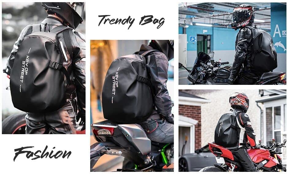 SEAFEW Waterproof Helmet Bike Helmet Large Capacity Travel Bag for and Camping Size Men's Bag, Backpack, Case, Cycling, Mountaineering, Sports,