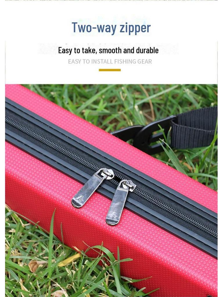KENGARU Compression-Resistant Hard Shell Fishing Rod Bag - Sizes 1.25m/1.35m/1.45m/1.65m 