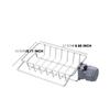 1pcs Stainless Steel Kitchen Sink Faucet Storage Racks Bathroom Adjustable Rag Sponge Draining Rack Shelves