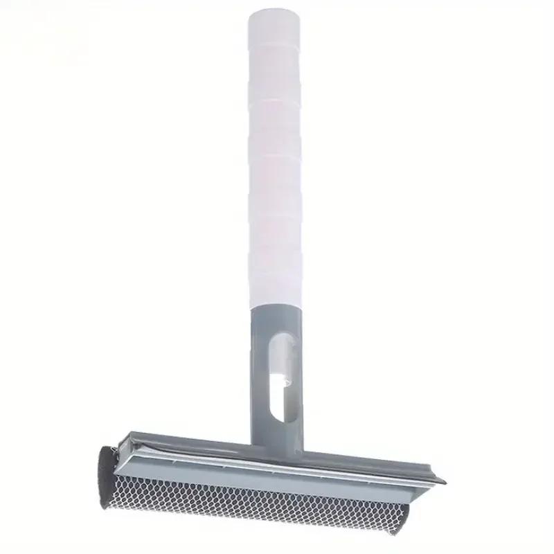 

Щітка для миття вікон 3 в 1 Склоочисник для ванної кімнати Дзеркало Вікно зі спреєм Двосторонній очищувач вікон Ракель Склоочисник сірий