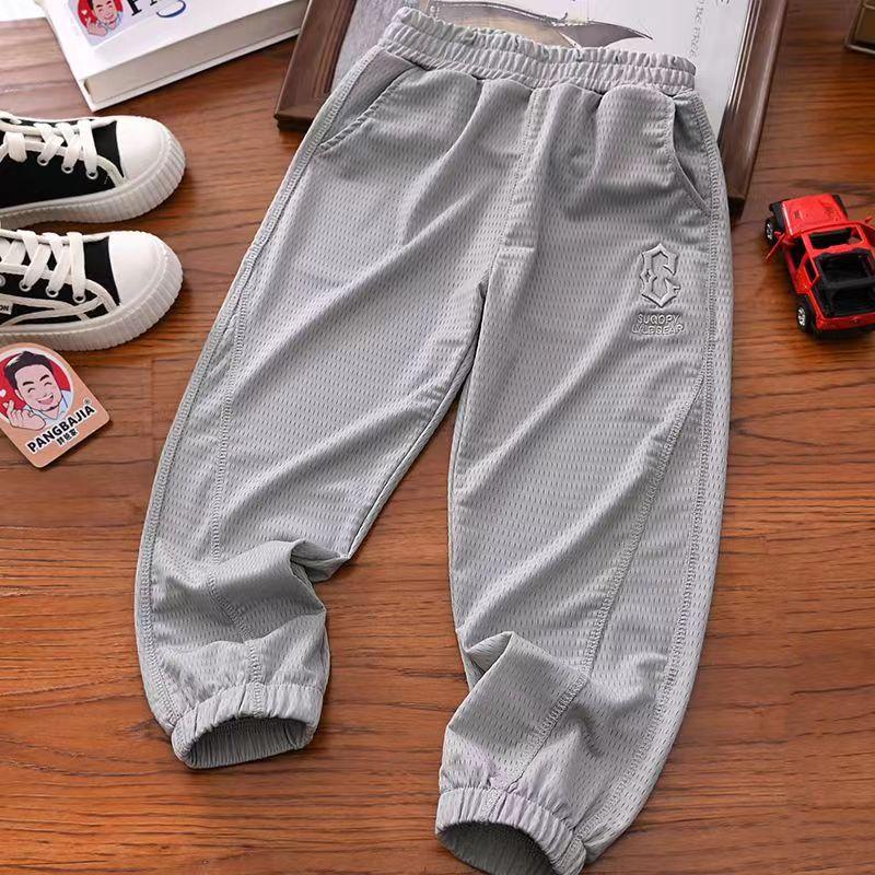 Jungen Sommer Dünne Mesh Schnelltrocknende Anti-Mücken Sporthose