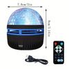New Galaxy Projector Aurora RGB 5V Auto Rotating Sound Activated DMX Remote Control Home Theater Room Decorations Night Lights