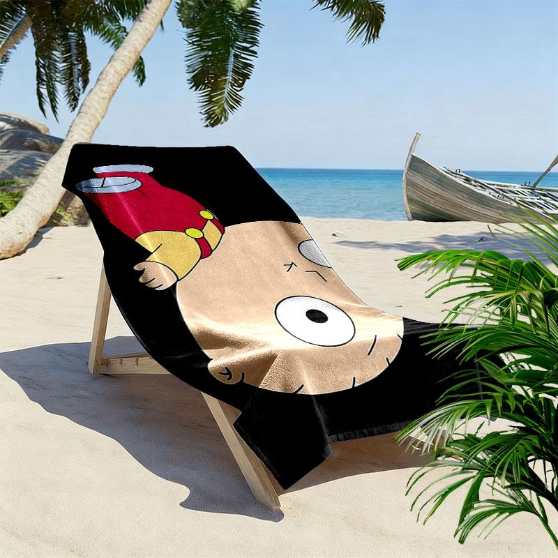 Stewie Griffin Print Beach Towel, Large Soft Quick Dry Towel for Beach Camping Swimming