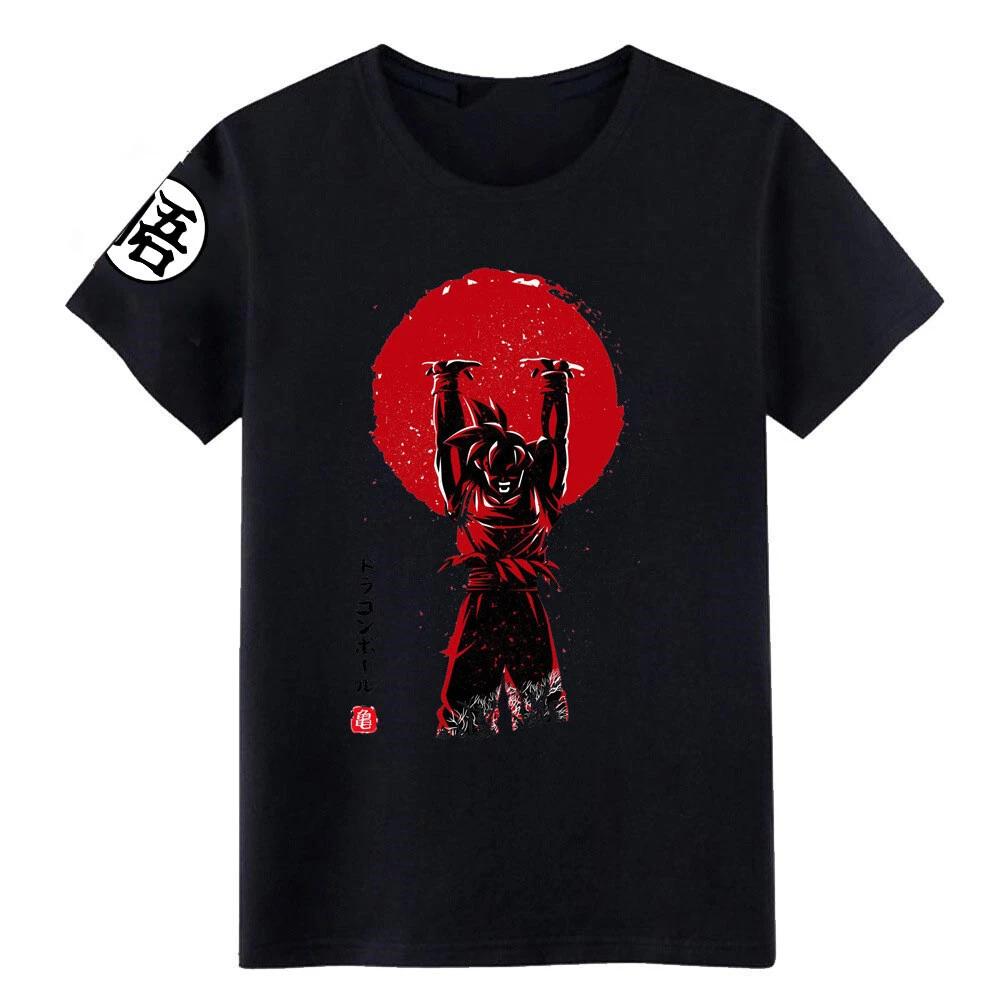 Dragonball Z Cosplay Anime Manga T-Shirt Tee Costumes Black Polyester L