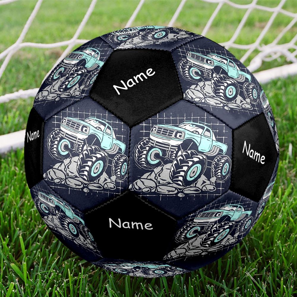 Custom Name Truck Theme Size 5 Soccer Ball, Suitable for Both Indoor and Outdoor Matches, a Gift Suitable for Everyone.