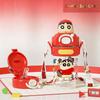 X&W Crayon Shin-Chan Water Cups Cartoon Straw Cup with Pop-up Doll Lid  Leak-proof Plastic Water Bottle Ooutdoor Sports Kettle