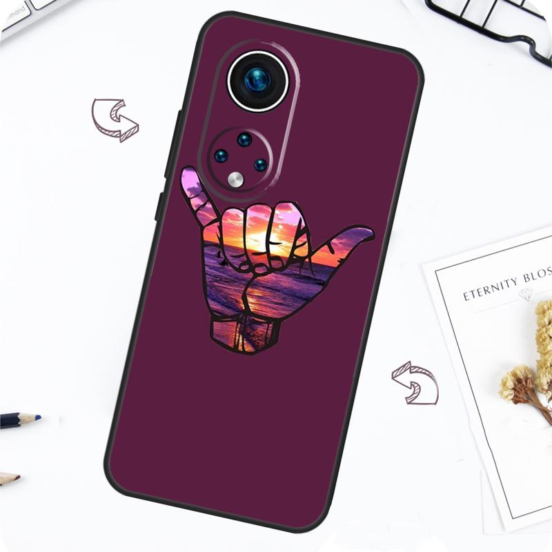 

Чехол для телефона Honor с рисунком серфера Surf Hang Loose для Honor Magic 7 5 6 Lite Honor 200 Pro X8b X9a X8a X8 X9 X9c X9b 50 70 90 Lite Honor X9 4G
