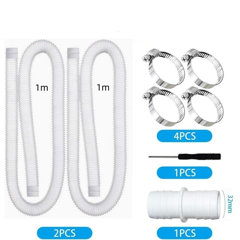 Mangueira para Piscina Intex 32mm Material PE Tubo de Reposição Para Circulação de Água da Piscina