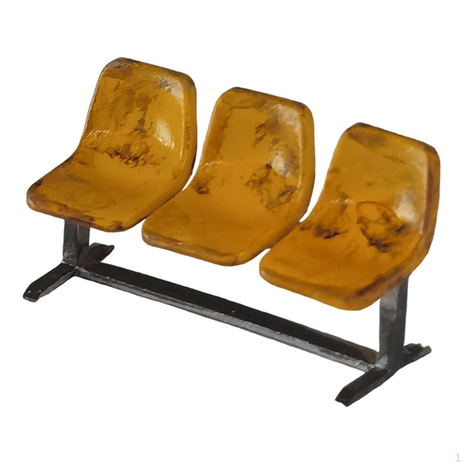 

Парковые скамейки Модель Аксессуар 1/64 Декор Случайный цвет Миниатюрная Реалистичная Мебель Профессиональный 3 Seat