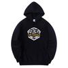 Checkerboard Hoodie Black
