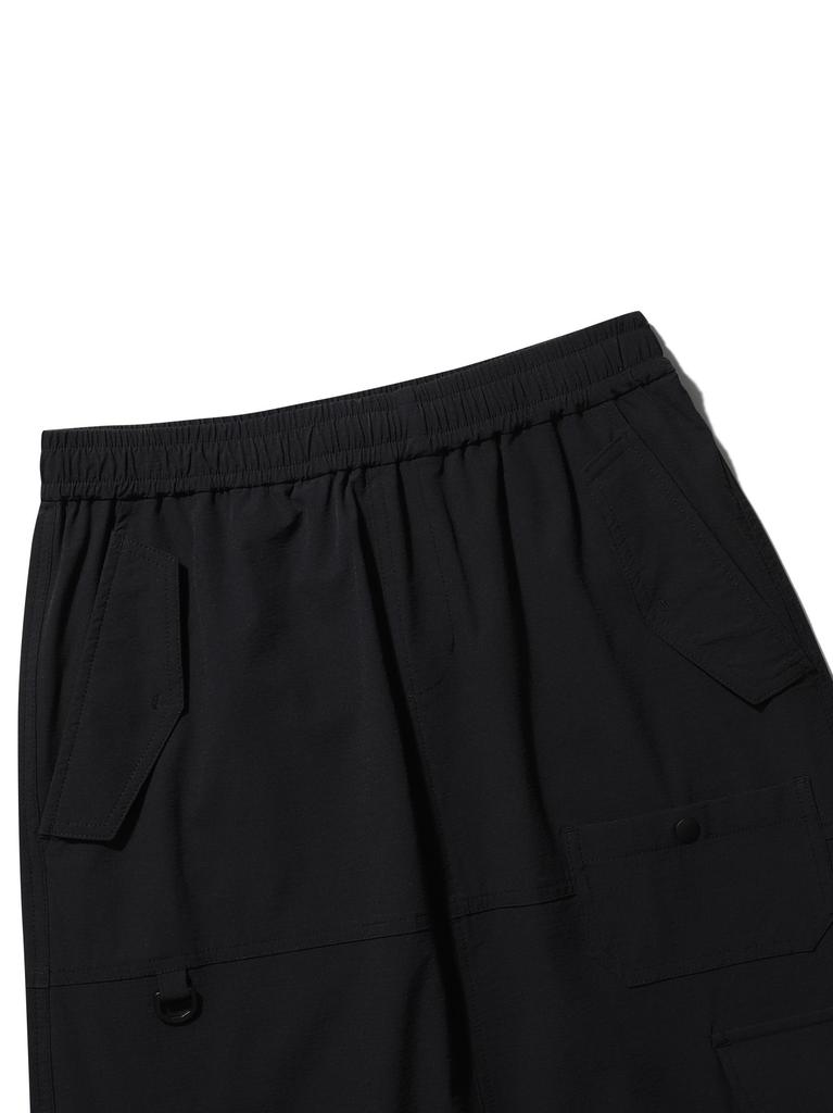 BBC EARTH W Ripstop Cargo Long Skirt 2_Black