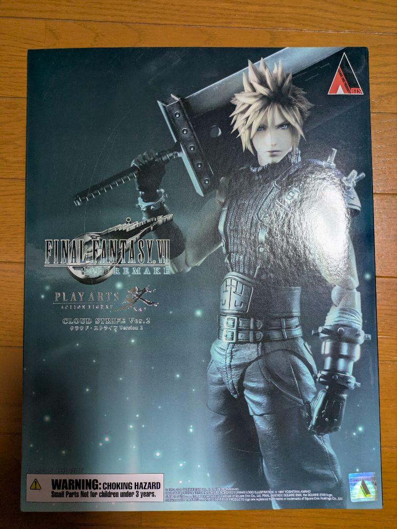 

[USED] FF7 Remake PLAY ARTS Kai Cloud Strife Ver. 2