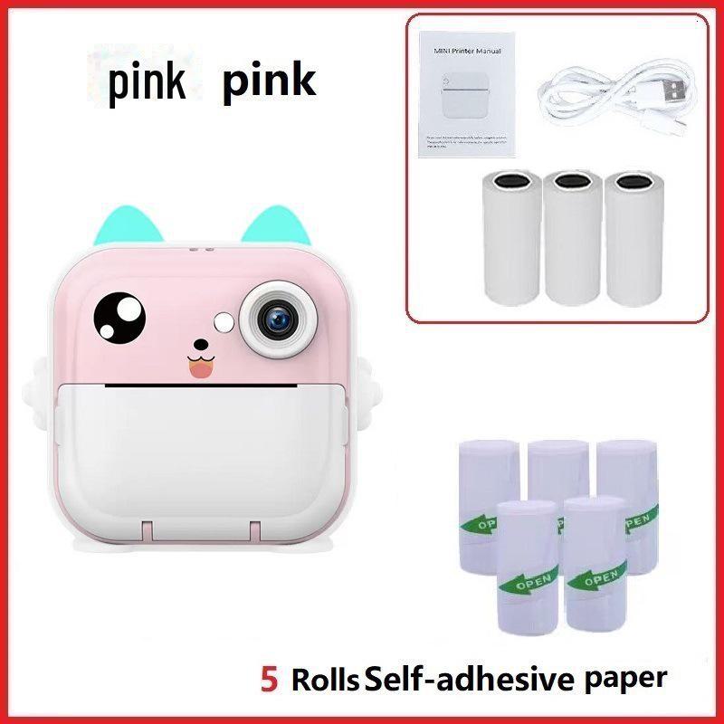 Q5 Mini Impressora Polaroid Transfronteiriça e Câmera Digital para Crianças - Impressão de Fotos em Alta Definição.