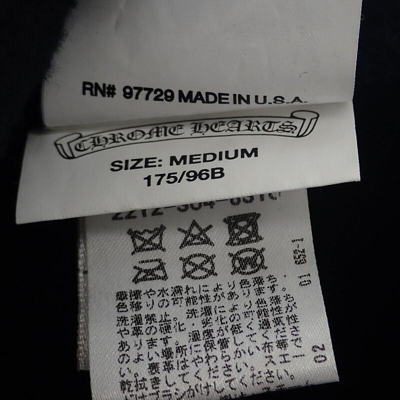 CHROME HEARTS 2212-304-6310 M Sweat Black Cotton Mens