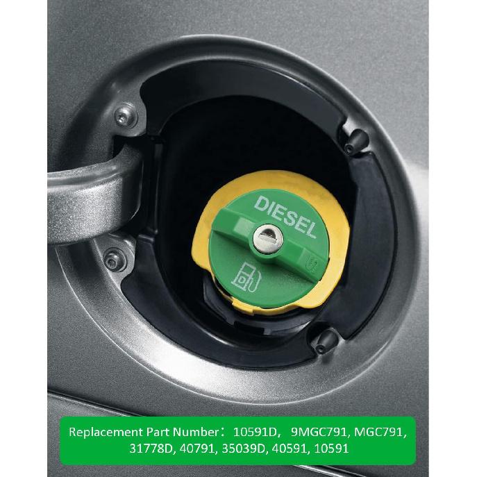 10591D Locking Fuel Gas Cap For Diesel Trucks Fuel Tank Fit For Chevrolet Dodge Ford GMC Etc Car Fuel Cap