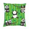Kawaii Panda Bear Patterns Cushion Cover Sofa Home Decor Animal Cartoon Square Throw Pillow Case 45X45
