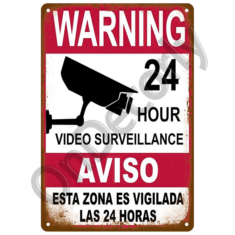 Beware Metal Signs Vintage Plaque Warning Danger Tin Signs Plate Home Wall Decor For Bar Club Man Cave Art Painting Poster Gift