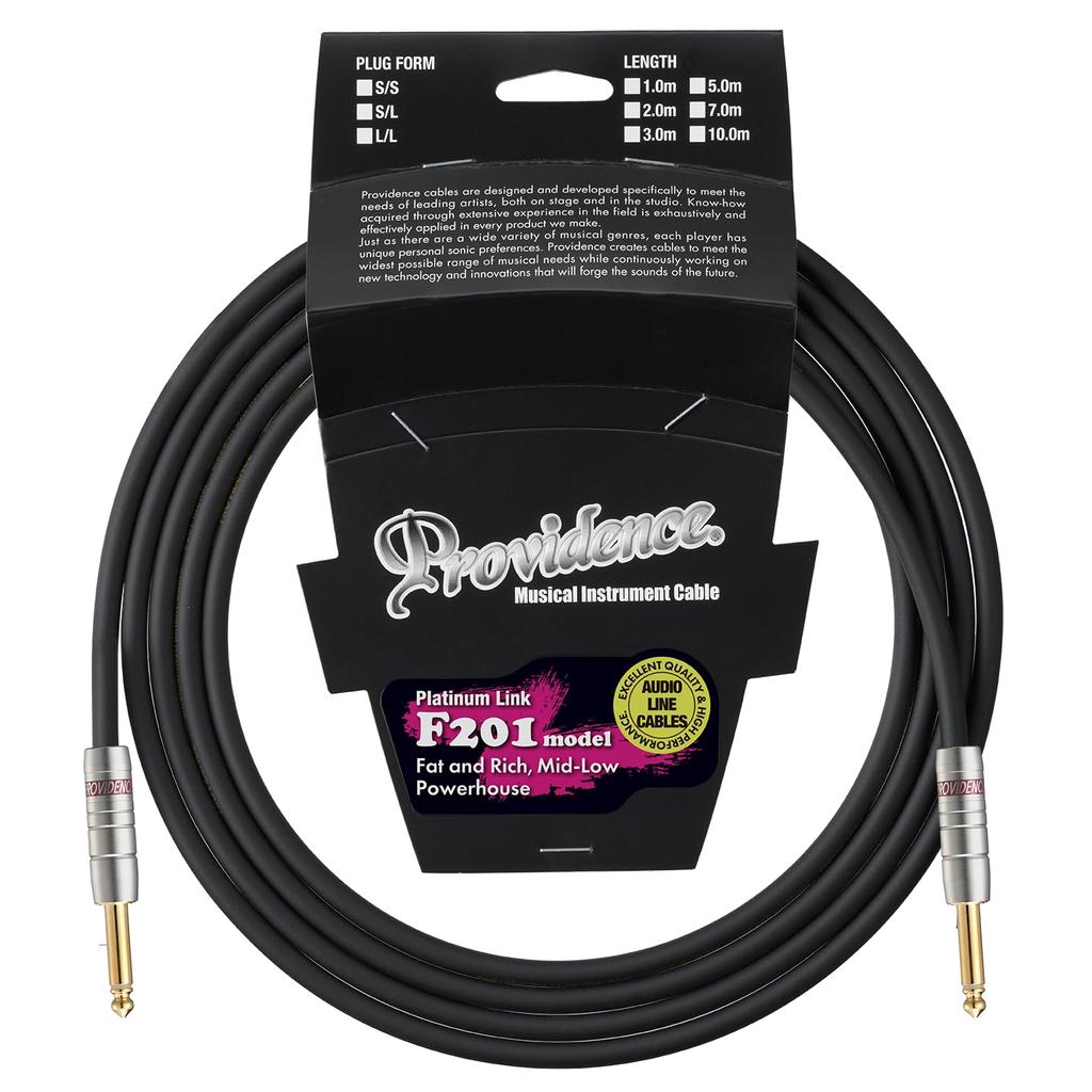 Providence F201 Shielded Cable, 2m, SS Plug (StraightStraight)