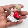 Niedliches küssendes Paar Miniaturfigur Prunkstück Geschenk für Ehemann Ehefrau Romantisches Valentinstagsgeschenk für Freundin