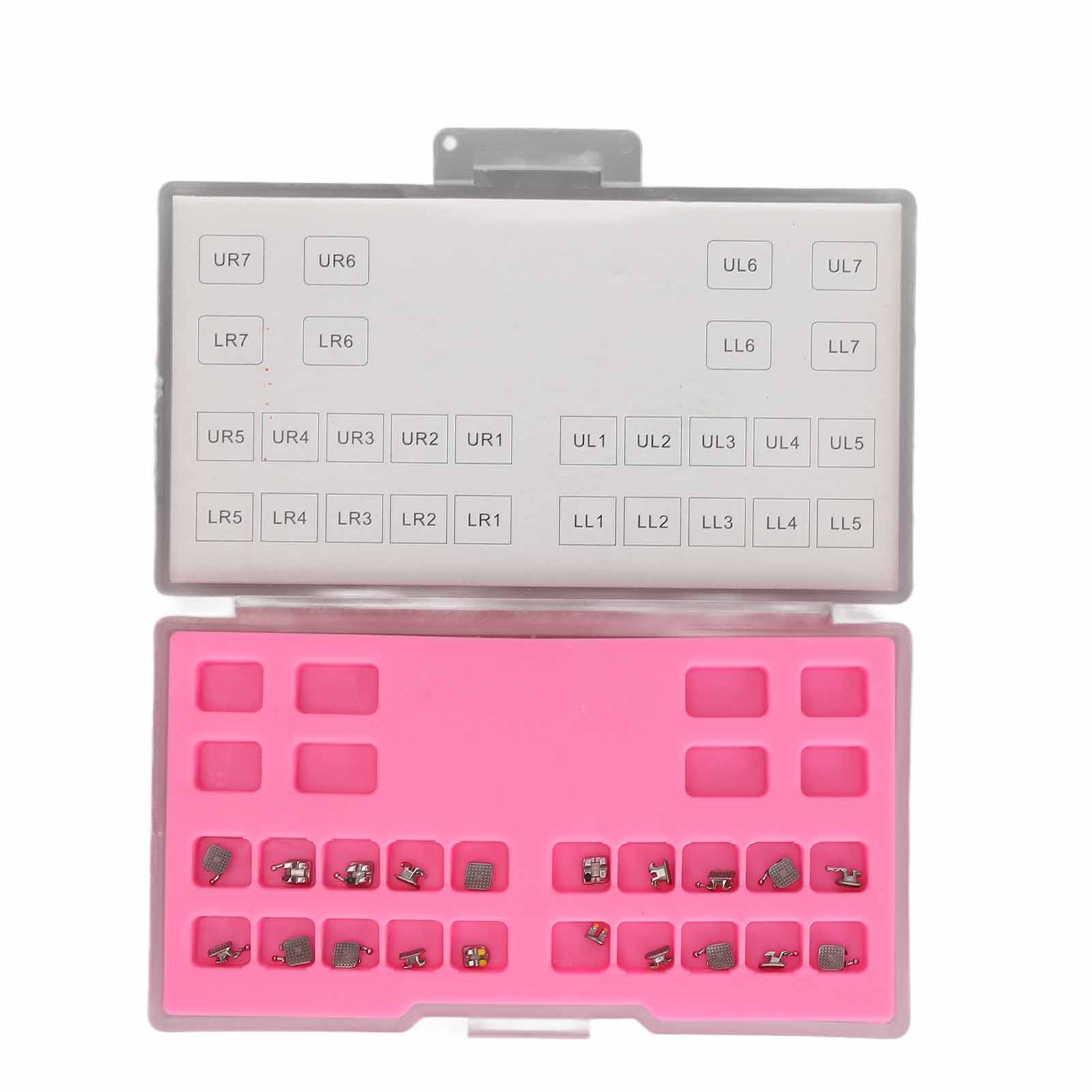 

20 шт. Брекеты для зубов 0,022 дюйма 345 крючков Высокополированные Профессиональные брекеты для зубов