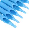 100Pcs Disposable Mixed Tattoo Needle Tip Portable Blue Long Tattoo Tip Accessories