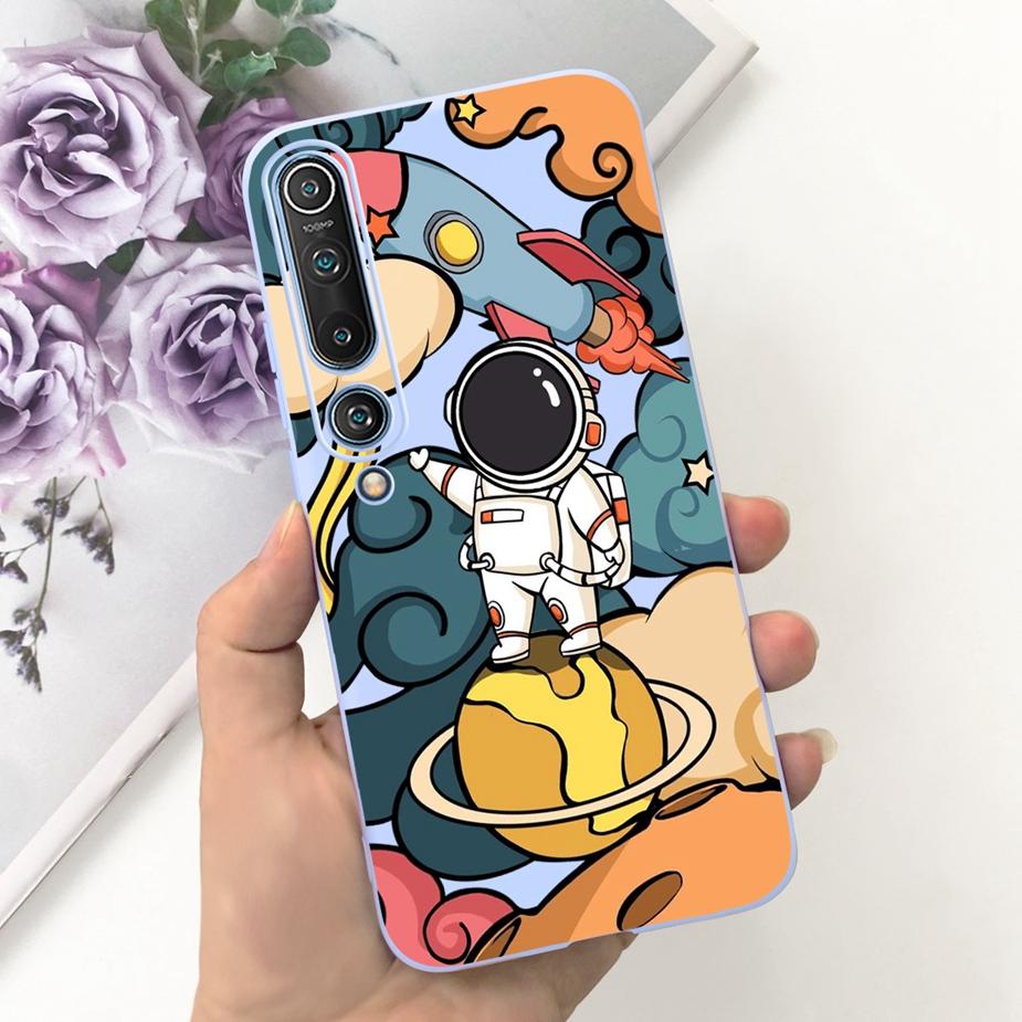 For Xiaomi Mi 10 Pro Case Cute Fashion Painted Cover Soft TPU Shockproof Phone Case For Xiaomi Mi 10 Lite Mi10 Pro 5G Full Coque