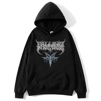 Versatile Sweatshirts Band Music Fashion Aesthetic Pullovers Unisex Y2K Falling In Reverse Hoodies Vintage Fashion