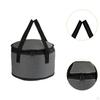 Insulated Food Bag Foldable Reinforced Handles Reusable Delivery for Hiking Barbecue