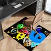 1pc Sprunki Game2 Print Area Rug - Soft, Washable Non-Slip Indoor Mat for Office Chairs, Living Room, Home Office Decorative Rug