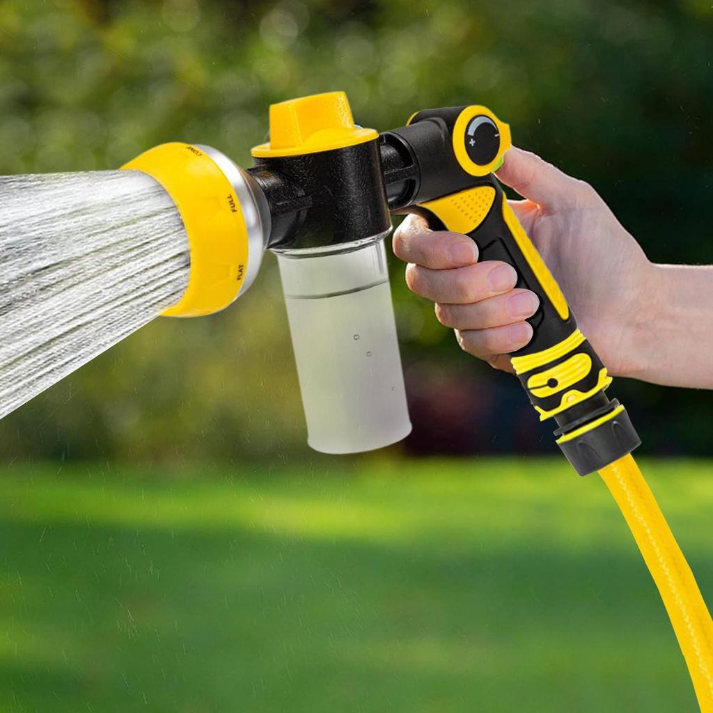 Dog Shower Sprayer 8 Modes Pet Bath Cleaning Cat Dog Shower Gun High-pressure Hose Nozzle Foam Garden Car Animal Dog Wash Tool