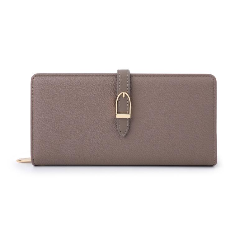 Imitation Cowhide Women's Long Wallet Portable Clutch Bag 20*10.5cm
