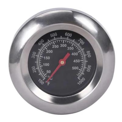 Grill Thermometer Alloy Steel High Accuracy M10 Thread Clear Scale Easy Assembly BBQ Thermometer
