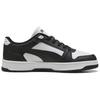 Rebound Slam Skateboard Shoes Unisex Low Top Black White 407169-01