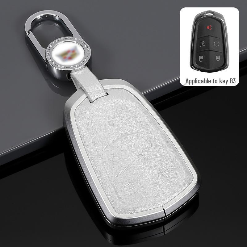 Cadillac Key Protective Shell: Fits XT4, XT5, XT6, CT4, CT5 - Original Car Key Cover with Buckle.