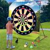 One Set Golf Battle Chipping Game Golf Hitting Mat Sports Activities Putting Practice Toy Swing Training Tool For Home Backyard