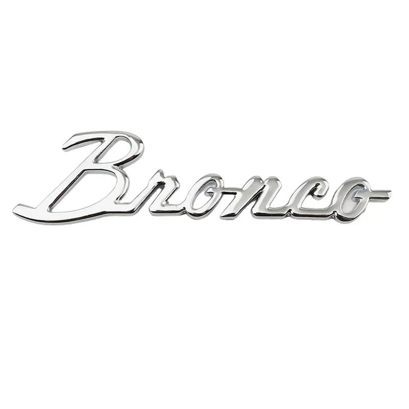 

Metal Car Fender Side Sticker Styling for Bronco Letter Badge 2023 2022 2021 2020 Auto Badge Window Body Emblems Decoration