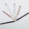 Geometric Metallic Crinkle Pen Crunchy Sensory Pen Morphing Ballpoint Pen for Stress Relief 0.5mm Retractable Gel Pen for School Office