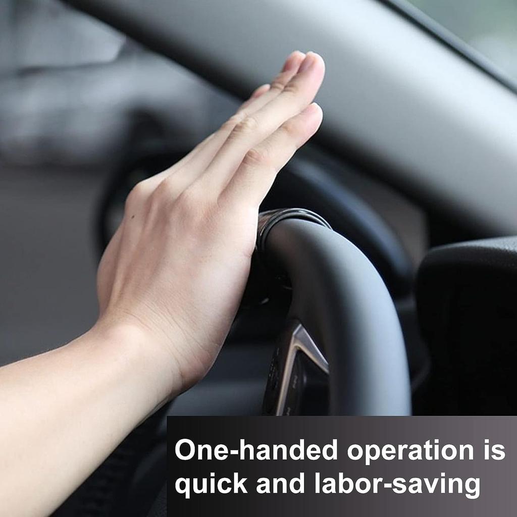 Steering Wheel Knob Spinner, Car Steering Aid Steering Wheel Knob Steering Grip Ball Spinner Power Handle Ball for Cars Tractor Truck Car