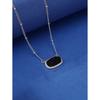 Oval Pendant Necklace, Fashionable European And American Design, Copper, Suitable For Girlfriend, Daily Wear