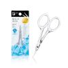 Green Bell Stainless Steel Eyebrow Trimming Scissors with Cap in 1pc [Made Japan] PSG-103