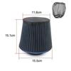 Blue Universal Car Water Guard Cold Air Intake Pre-Filter Cone Filter Sock Cover