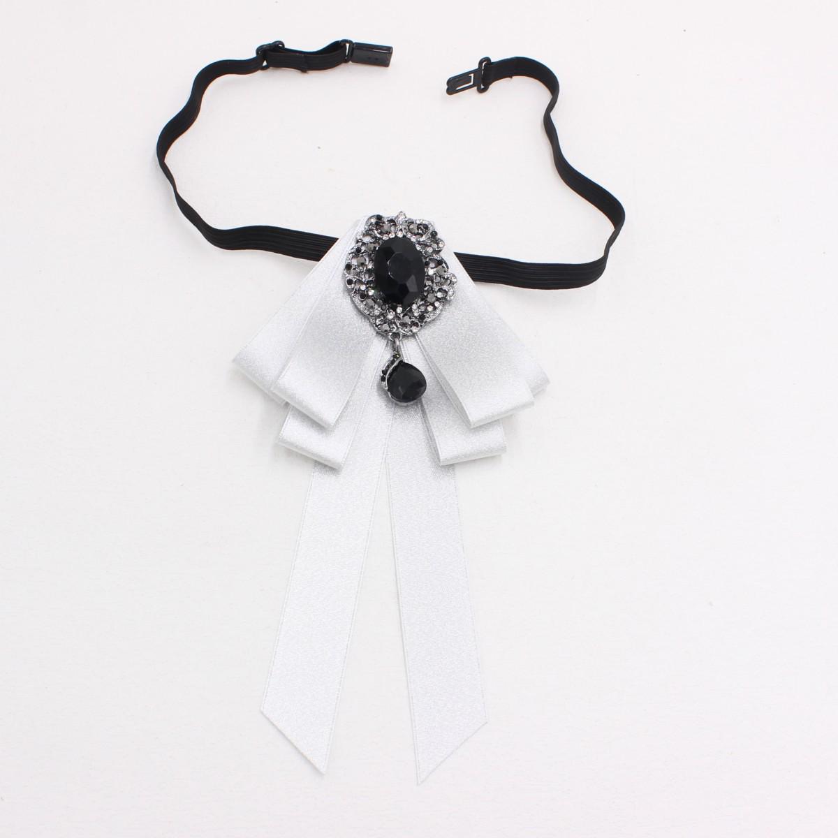 Korean Style Starry Cat Bow Brooch Pin - Women s Fashionable Bow Tie Clip TS325