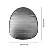 3pcs Double Car Steering Wheel Sunshade Protection Durable Car Interior Accessories Portable Heat Insulation Car Sun Visor