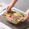 Corning Amber Rectangular Borosilicate Glass Baking Dish