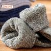 1 Paar Herren-Wintersocken, dicker, weicher Plüsch, einfarbig, Knöchelschutz, Mittelschlauch, elastisch, rutschfest, thermisch gestrickt, rutschfeste Bodensocken