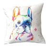 Painted Dog Creative Plush Cushion Pillowcase Office Waist Pillowcase Home Textile